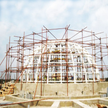 Fibre de verre préfabrique moderne à cadre en acier mosquée Dome Strutcure Construction